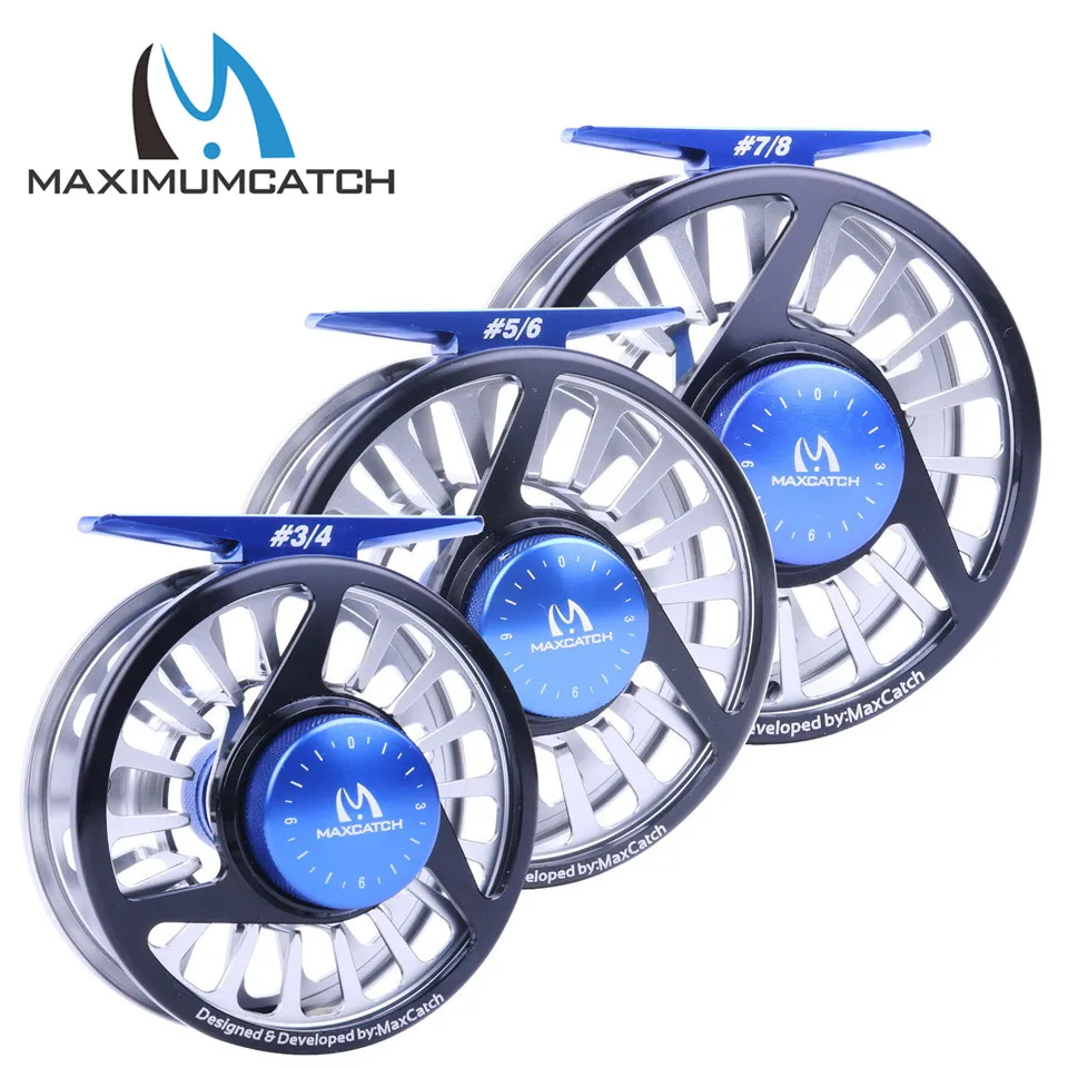 Maximumcatch 3 8WT Fly Reel Machined Aluminium Micro Adjusting Drag Fly