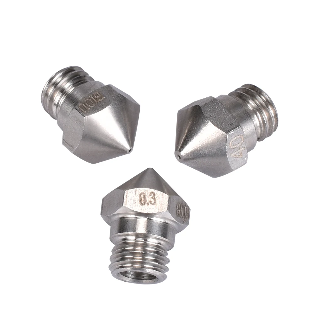 

1PC 3D Printer Parts MK10 Nozzle M7 Stainless Steel 0.2/0.3/0.4/0.5/0.6/0.8 For 1.75MM Filament For 3D Printer Parts Reprap