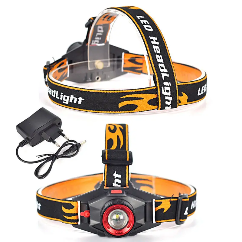 1500LM Headlamp Cree Q5 Waterproof LED Headlight High Bright Built in