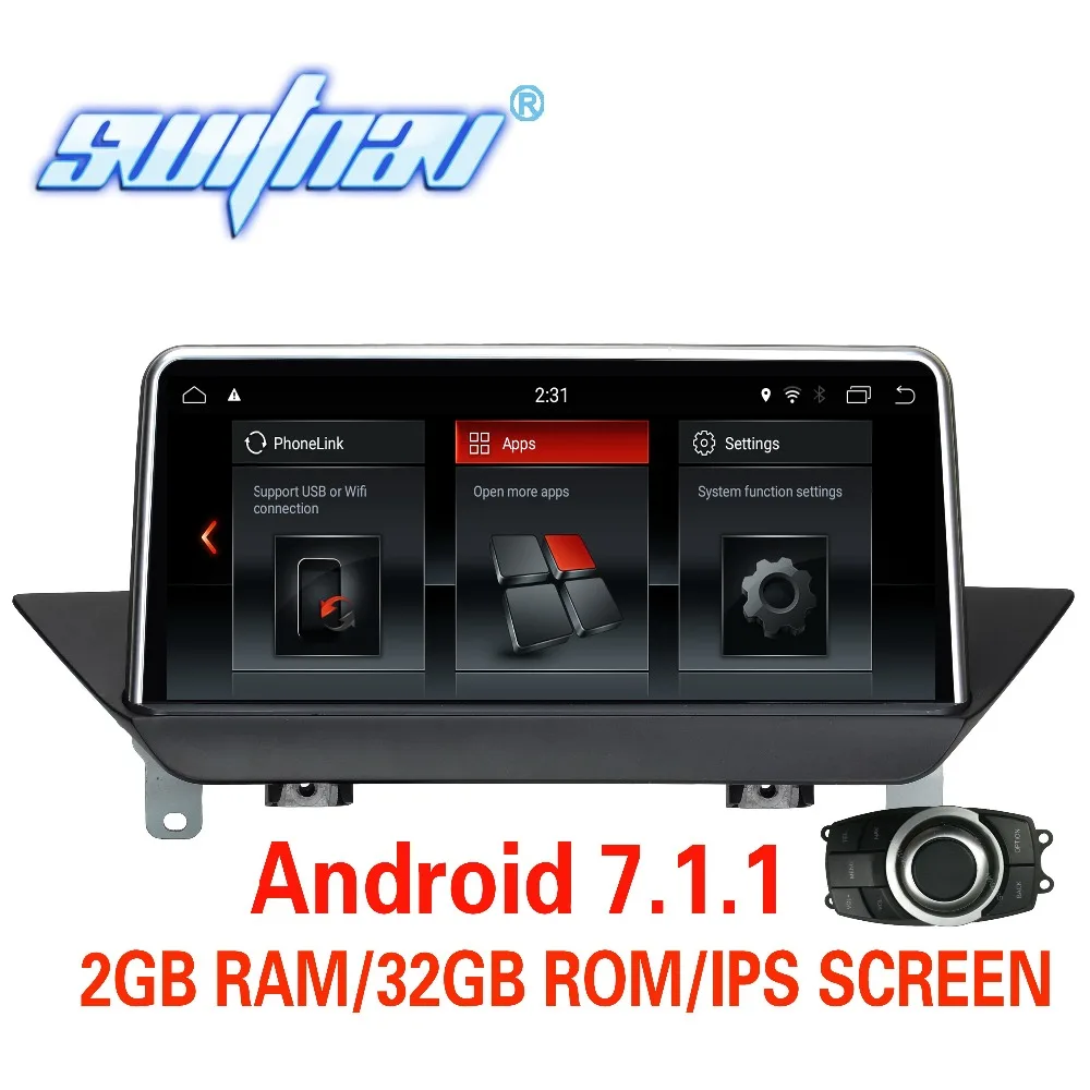 

Android 7.1.1 CAR DVD FOR BMW X1 E84 supply with iDrive without original screen player stereo monitor ips screen audio
