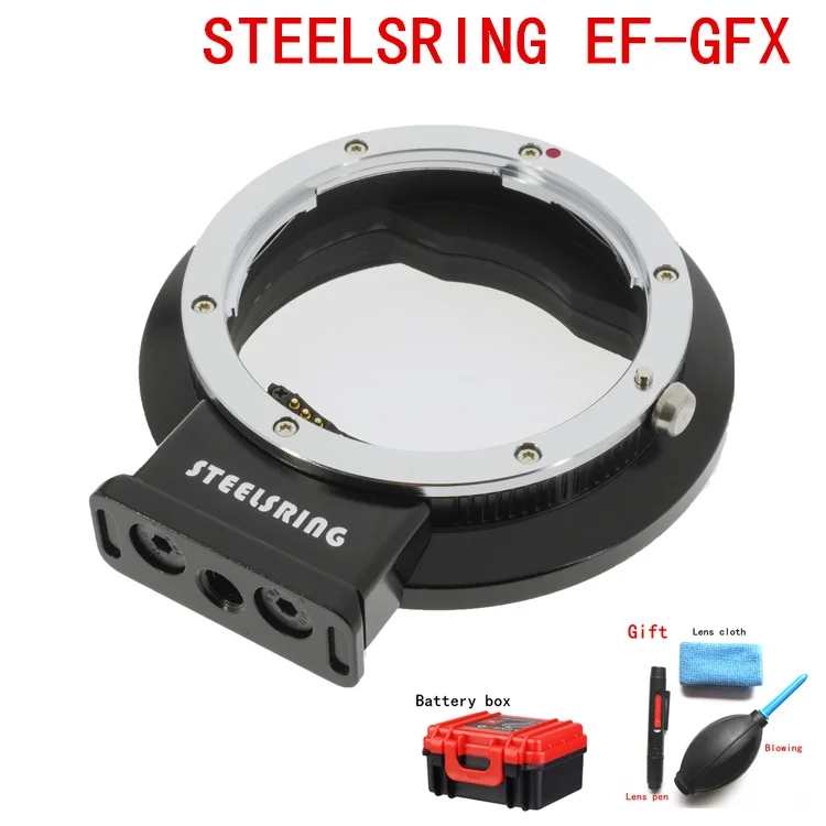 

STEELSRING EF-GFX auto focus camera lens adapter for Canon EF lens to Fujifilm GFX lens mount cameras