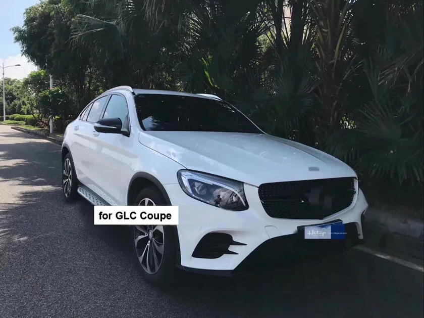 Новое поступление GLC Coupe багажник на крышу/поперечная багажная планка/рейка на крышу, утолщенный алюминиевый сплав, стиль, фиксация винтами вместо клея