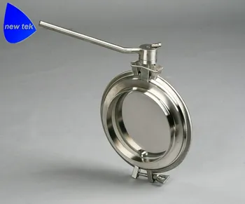 

Hygienic DN150 (6in.) Powder Butterfly Valve Manual Welding Ends Stainless Steel Heavy Duty
