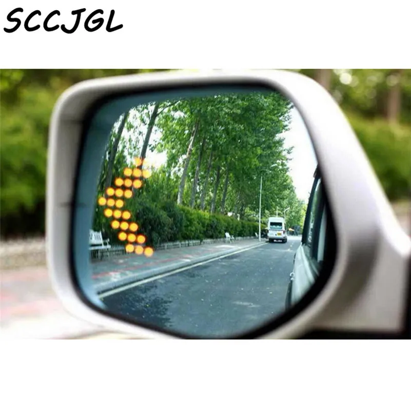 

1 pair LED Car Turn Signal Lights Rear View Mirror Indicators Lamps 14 SMD Arrow Panel Side Bulbs Car Styling Accessories Safety