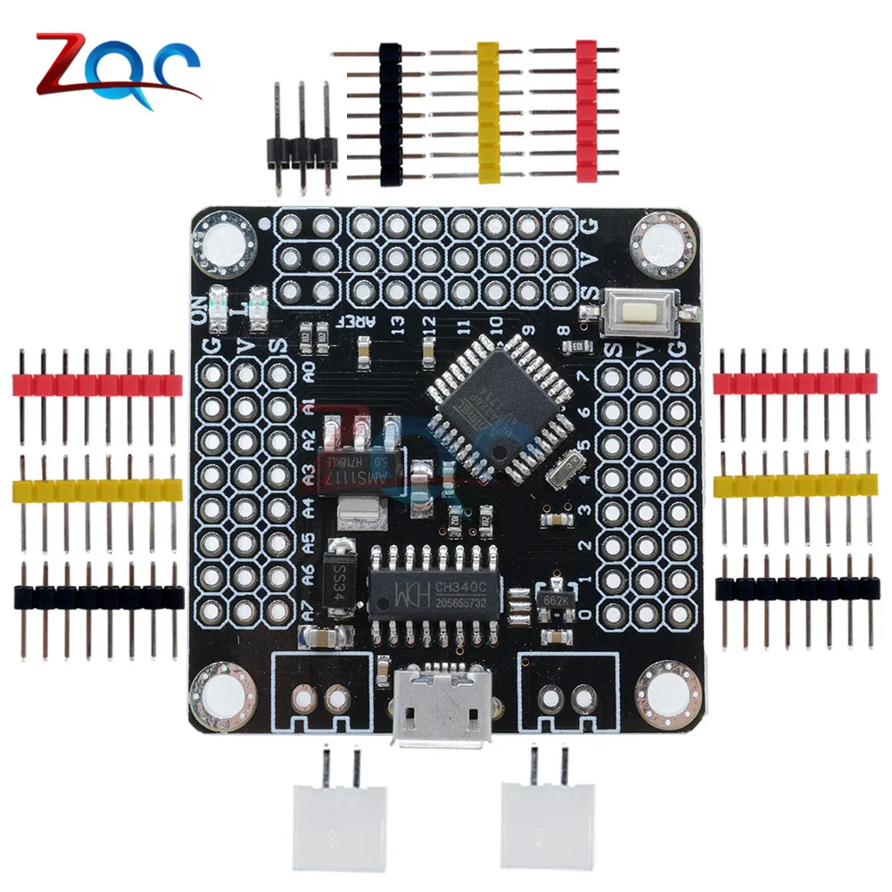 Flash Sale NIM CH340 CH340G TTL Micro USB NANO V 3.0 Atmega328 Atmega328P Pro Mini Strong Board Microcontroller Module Compatible For Arduino 