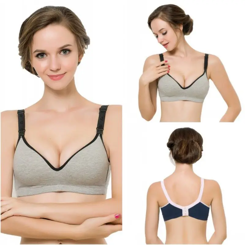 Women Cozy Brassieres Cotton One-piece Seamless Wireless Push Up Bras Women Nursing Maternity Breastfeeding Underwear Women Cozy Brassieres Cotton One-piece Seamless Wireless Push Up Bras Women Nursing Maternity Breastfeeding Underwear