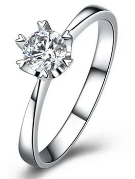

0.22carat 18K White Gold Ring Fine Jewelry Free Shipping LoveGift gold jewelry