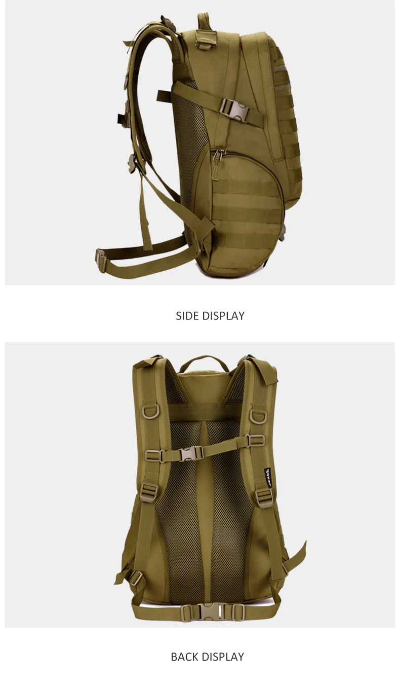 Bolsas de Desporto Tático Militar Mochila Acampamento Assalto Molle Montanhismo Caminhadas Camuflagem Caça Bolsa Xa369wd 35l 23 Cheap Mochilas escal.