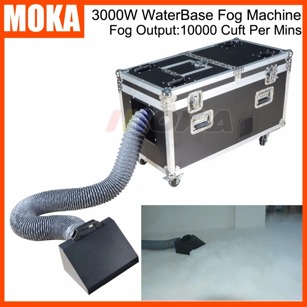Big 3000W Water Base Fog Machine Water Mist Low Fog Smoke
