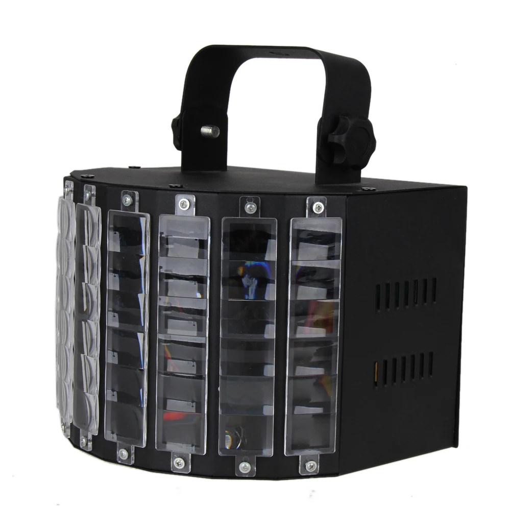 100V240V Sound Active DMX Stage Lighting LED Light Laser RGBW Effect