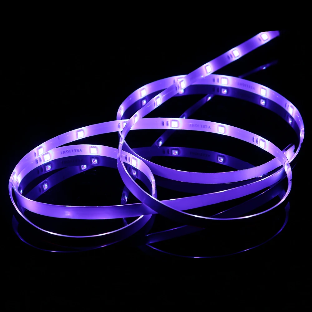 

Yeelight YLDD04YL Smart LED 16 Million Color Light Strip Plus Extend Version RGB Strip Lights Band Wifi Mi Home APP 2m Length