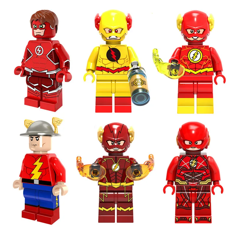 

A Set Of The Flash Series Legoingly Marveled Avengers Super Hero Figures Building Blocks Bricks Set Model Toys For Children
