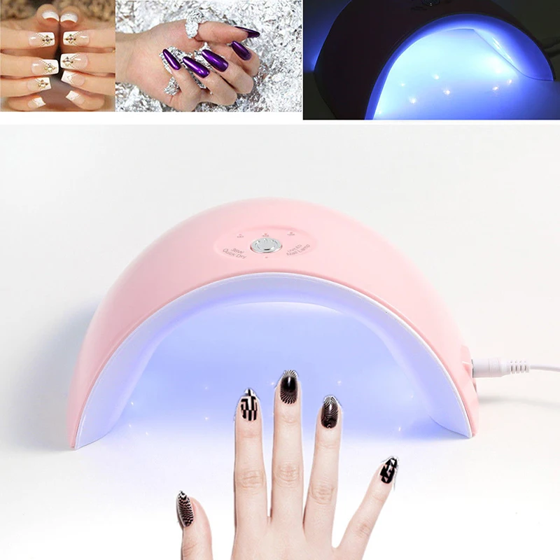 USB Connector 36W UV LED Nail lamp 12 dryer for All Gels with 30s/60s/90s Timer Perfect Thumb Drying Solution | Красота и здоровье