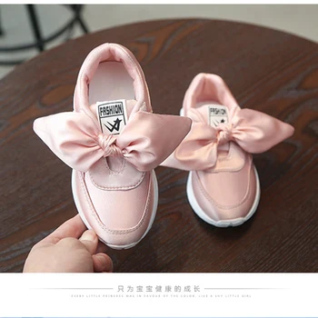 

Sweet Casual Baby Shoes Girl Princess Big Bow Soft Soled Anti-Slip Kids Shoes
