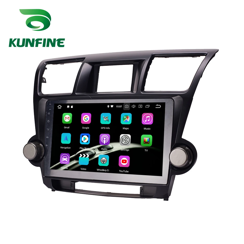  Android 9.0 Ram 4G Rom 64G PX6 Cortex A72 Car DVD GPS Multimedia Player Car Stereo For Toyota Highl
