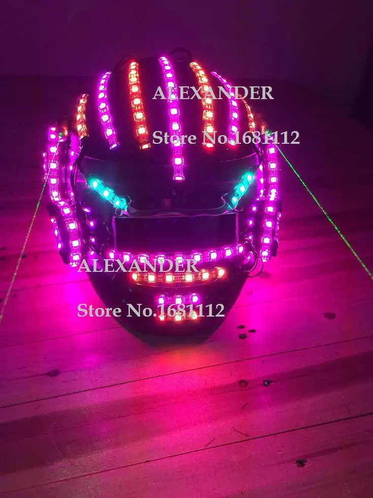 LED casco/casco Luminoso/Alexander robot|led helmet|led robotrobot led -  AliExpress
