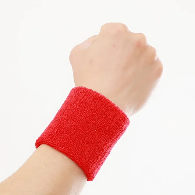 1pairARBOT Cloth Wristbands Sport Sweatband Hand Band Sweat Wrist