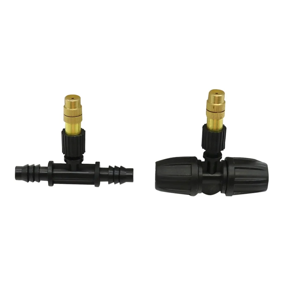 

Brass Atomizing Nozzle Cooling Watering Sprinkler Garden Irrigation Spray System for 3/8 Inch hose Garden Supplies 50 Pcs
