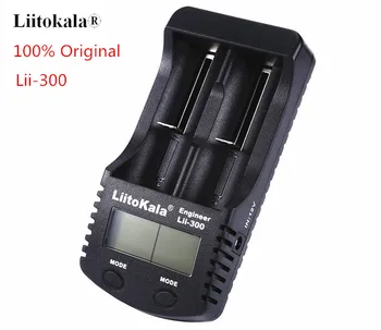 

Liitokala lii-300 LCD 18650/26650/18350/16340/AA/AAA 3.7V/1.2V Battery Charger with screen 5V 1A lii300