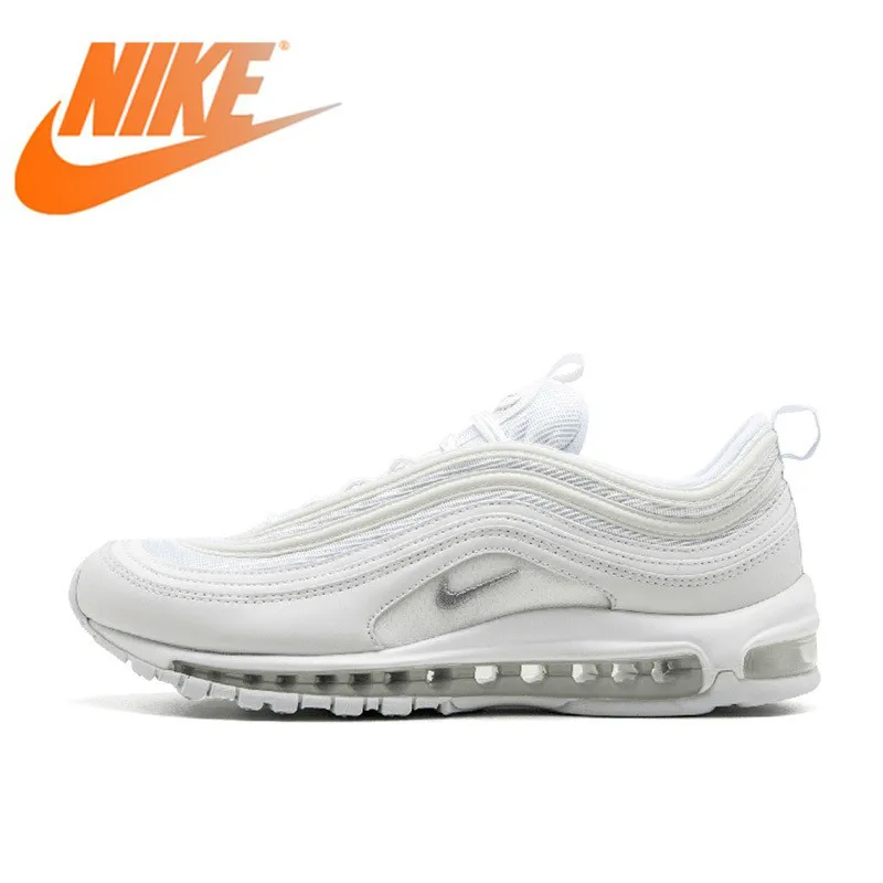 Официальный аутентичный Nike Air Max 97 Новый Для мужчин дышащая Спортивная обувь для бега обувь Открытый легкий дышащий материал носить обувь