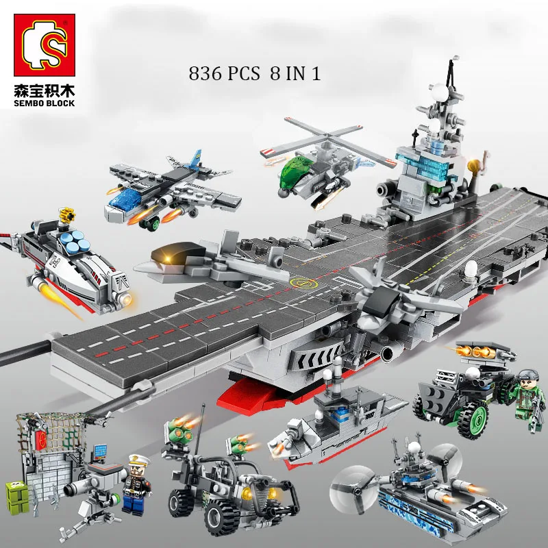 

Sembo Diamon Nano Blocks Black Gold Ford Aircraft Compatible LeSet Technic Voiture Mustang Building Brick Educational Toys Gift