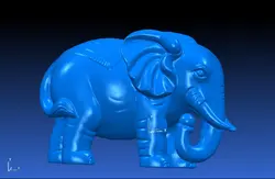 3D модель рельефного для ЧПУ или 3d принтеры в STL формат файла Слон 5