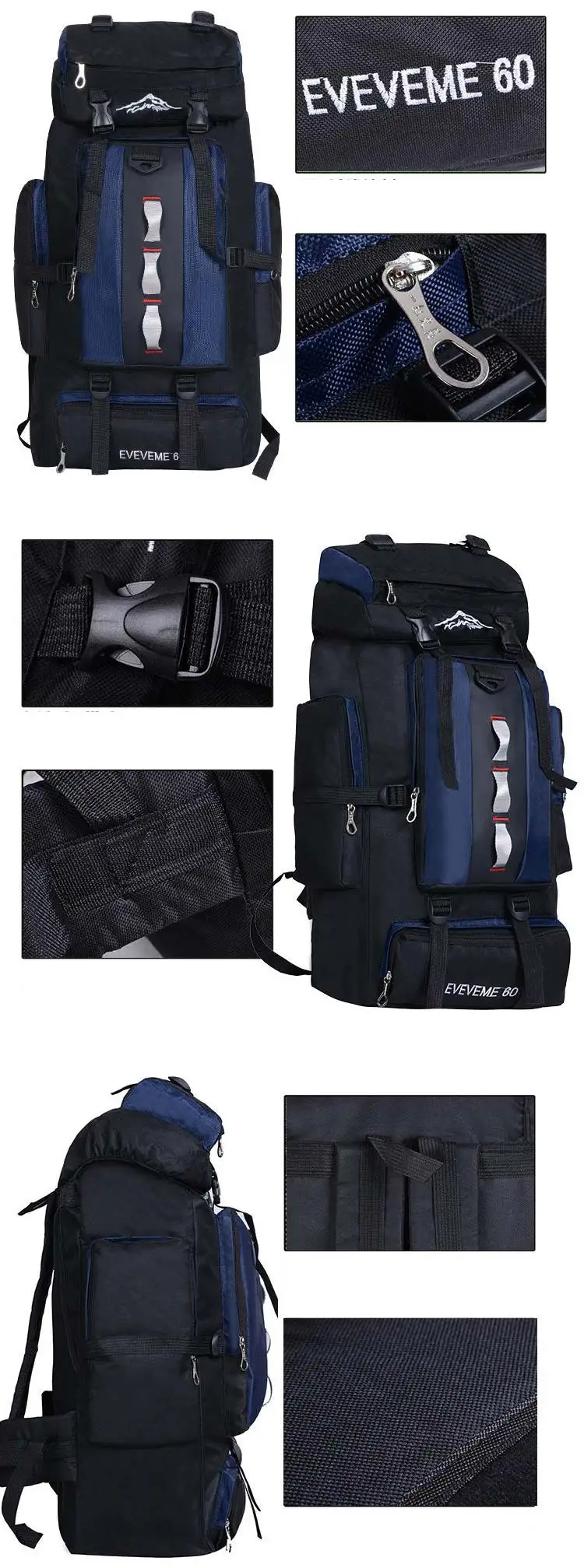 Bolsas de Esportes à Prova Mochila dos Homens para Mulheres 100l ao ar Grande Mochila Livre Dwaterproof Água Náilon Caminhadas Acampamento Escalada Pesca Bolsa Xa769a 8 Cheap Mochilas escal.