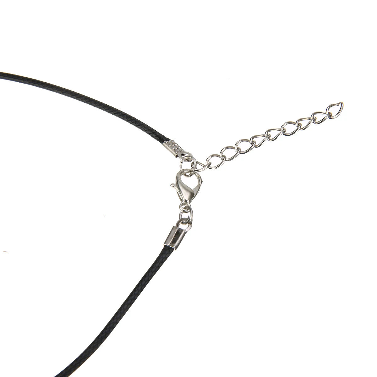 100pcs/lot 1.5 mm Wax Line Leather Chains Necklace Pendant Charms Cord Beads String Lobster Strap Rope DIY Jewelry