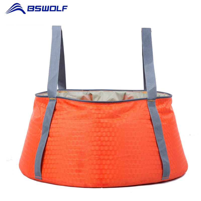 BSWolf Portable Outdoor Folding Travel Bucket Camping Collapsible