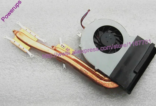 

Laptop CPU Cooling heatsink&fan&pad fit for Asus N43 N43J N43JF notebook CPU Radiator 13GNZP1AM020-1 13N0-ISA0401