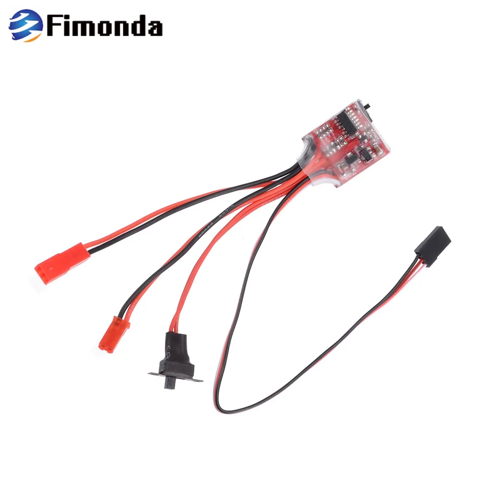 Электрический мини контроллер скорости 20A 30A 4 8 в с щеткой ESC электронный