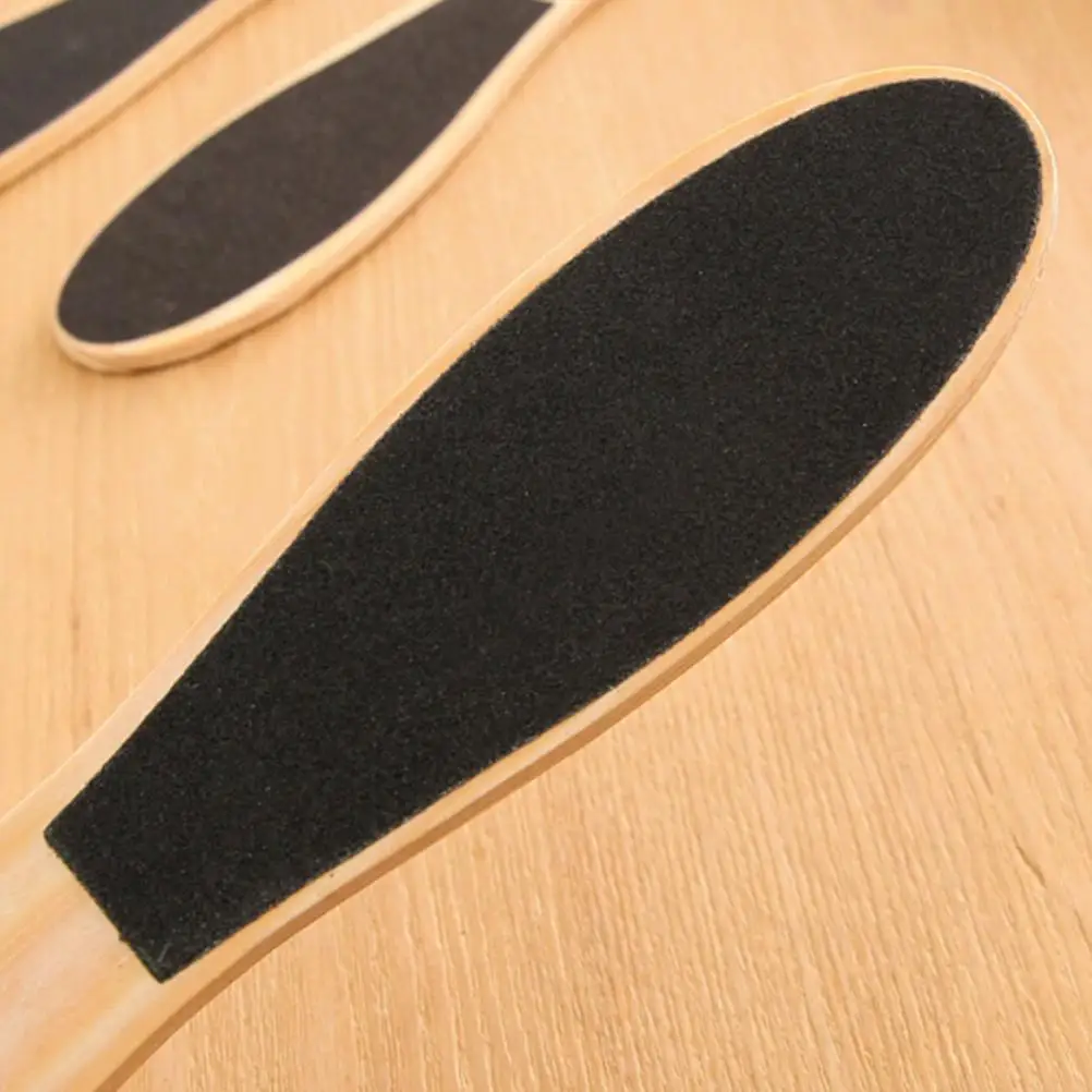 Двусторонняя Шлифовальная Пилка Для Ног, деревянный, педикюр терка для того чтобы приглаживать жесткий жесткие сухие толстой кожицей средство для удаления костных наростов для ног Pro файлов