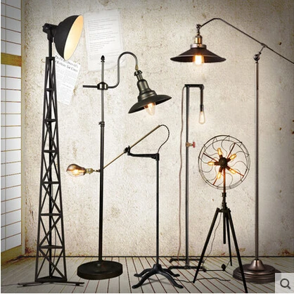 Loft Country Industry Vintage Floor Lamps With Edison Bulbs Living Loft Country Industry Vintage Floor Lamps With Edison Bulbs Living Room Light Fixtures L 259