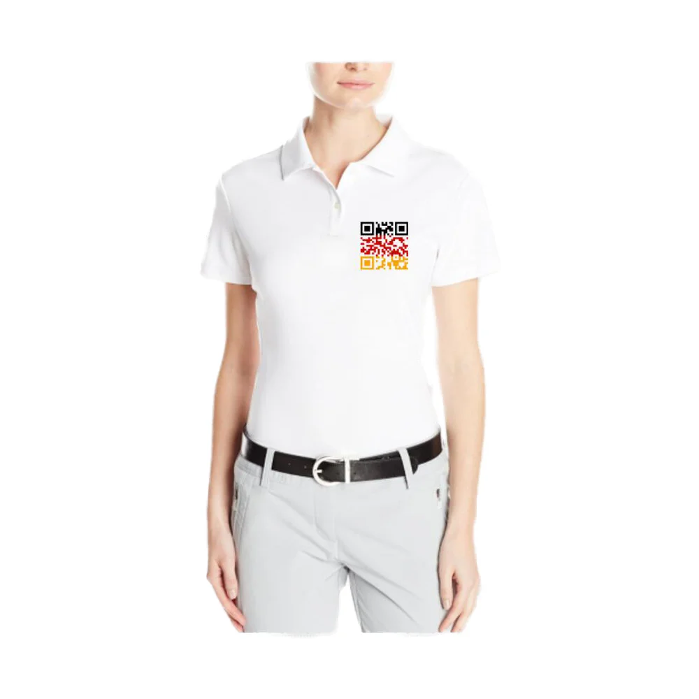 На заказ женская летняя рубашка с коротким рукавом Печать логотипа/текст/фото DIY грудь печать