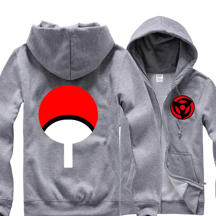 

3Colors Anime Naruto Sasuke Uchiha Sharingan Hoodie Cosplay Costume Hooded Cardigan Jacket Daily Casual Sweatshirts