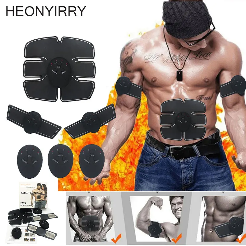 Facial Body Muscle Stimulator EMS Exerciser Trainer Slimming Health Machine for font b Weight b font
