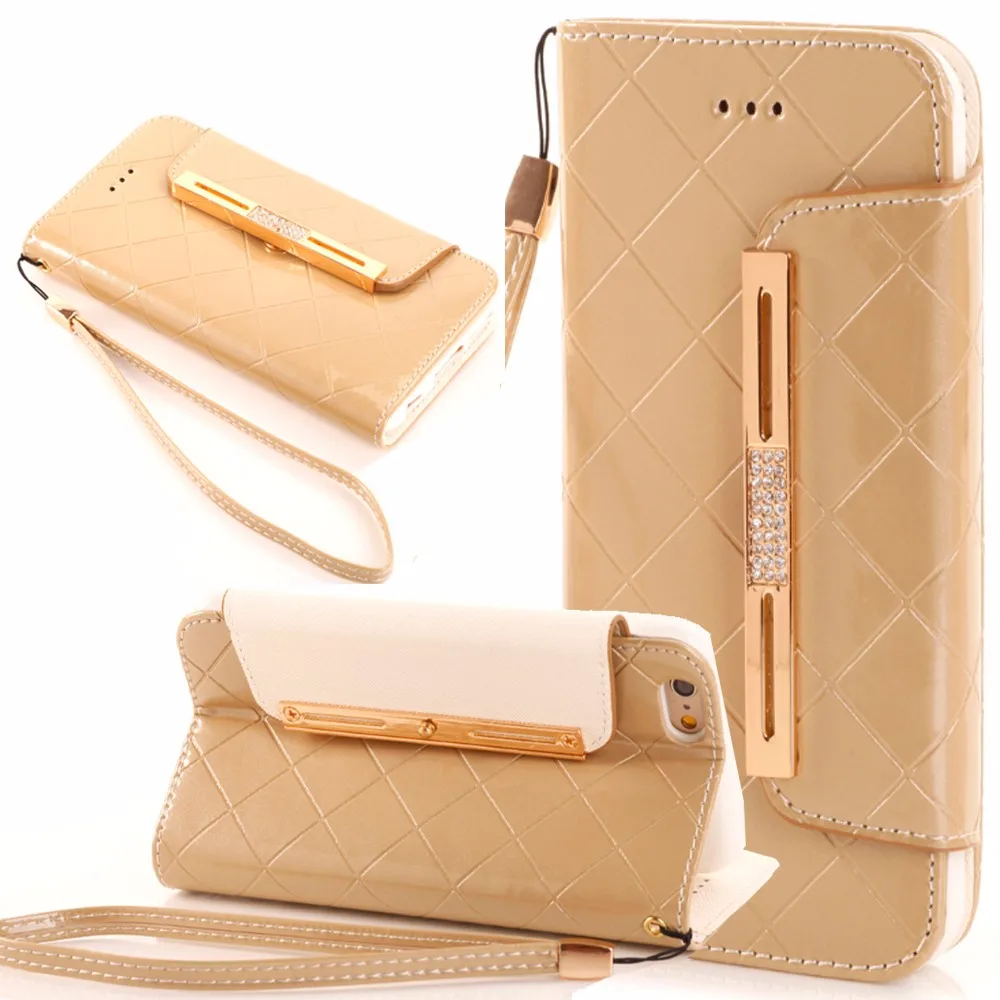 New Phone Case For iPhone 5 5S SE 6 6S 7 8 Plus Wallet Cases For Samsung Galaxy S8 Plus S6 S7 Edge Note 4 Note 5 Flip Case Cover cases-for-s8+