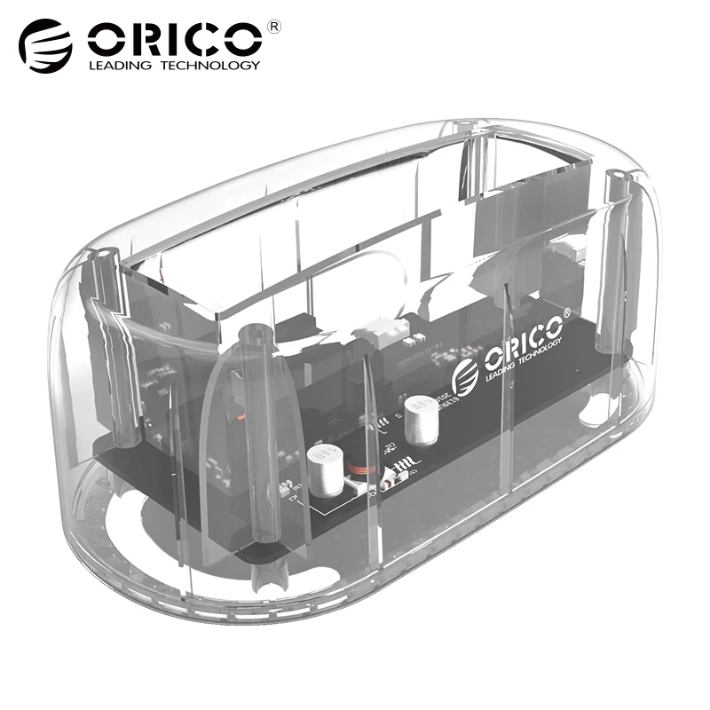 

ORICO 3.5 External Hard Drive Enclosure TYPE-C Docking Station Hdd Sata Case Disk Box usb 3.1 Storage Dock Station