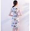 Sexy Mini Cheongsam 2022 Summer Vintage Chinese style Dress Fashion Womens Qipao Slim Party Dresses Button Vestido S-XXXL ► Photo 3/6