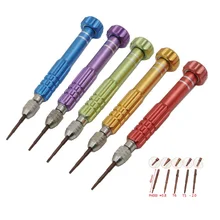 5 в 1 Набор отверток Мини Портативный щелевой Phillips, Шестигранник Pozidriv отвертки для очков камера компьютер часы телефон Ремонт Инструменты