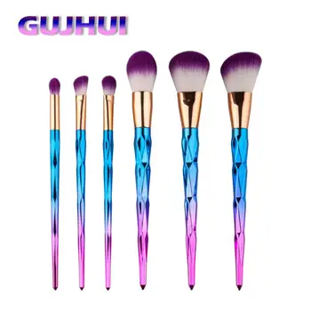 

High Quality 6PCS Make Up Foundation Eyebrow Eyeliner Blush Cosmetic Concealer Brushes drop shipping feb22