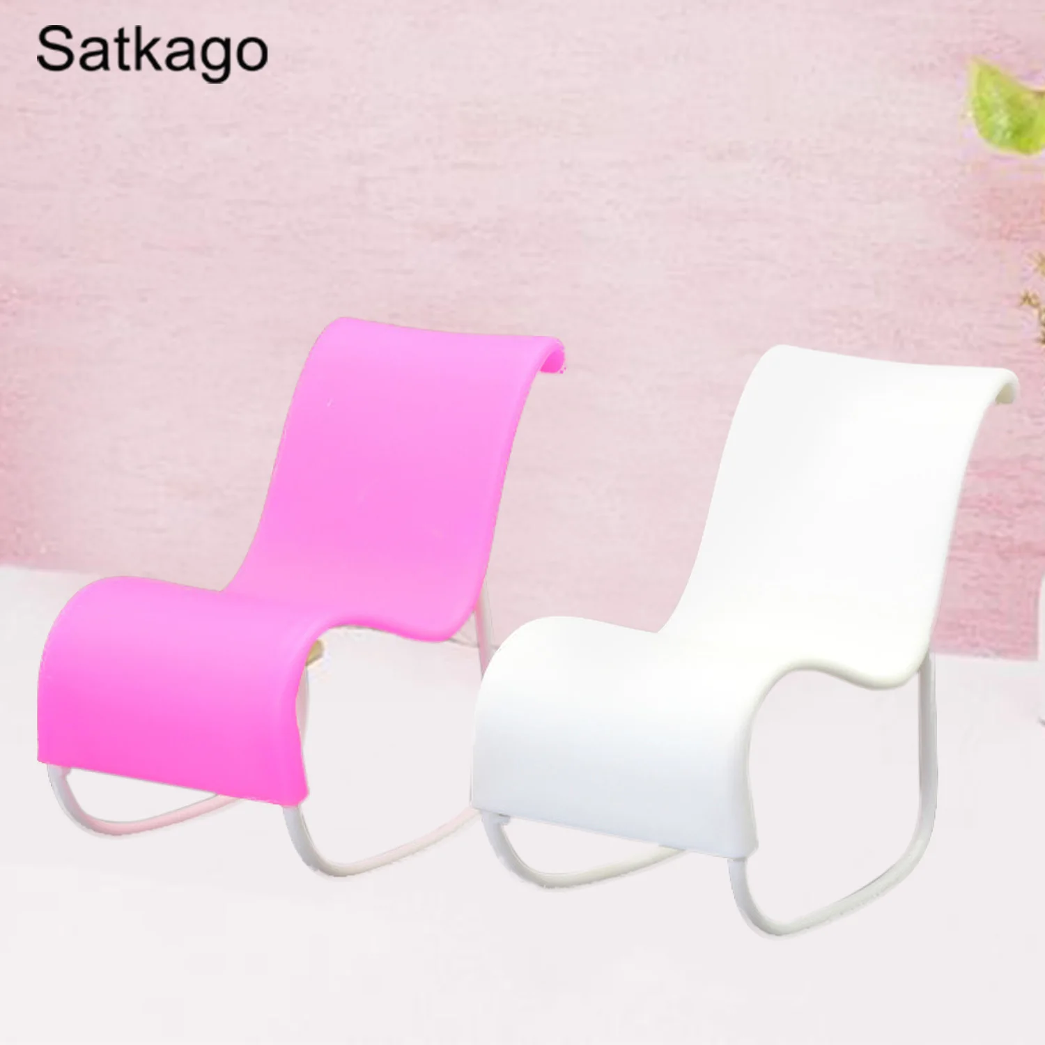 2 PCS Doll Beach Lounge Rocking Chair Living Room Furniture Accessories for Barbie Toys Princess Dreamhouse 2 PCS Doll Beach Lounge Rocking Chair Living Room Furniture Accessories for Barbie Toys Princess Dreamhouse