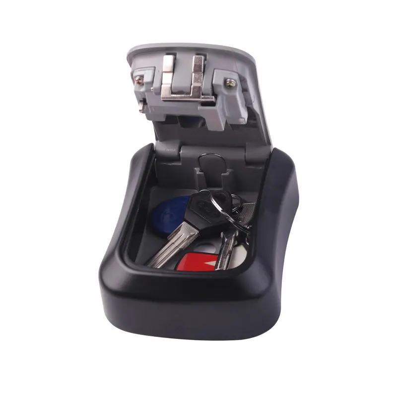 Key Safe Box Outdoor Digit Wall Mount Combination Password Lock Keys Storage Box Aluminum Alloy Material Security Safes OS5402