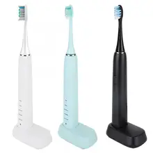 3 Colors Waterproof Electric Toothbrush USB Rechargeable Upgraded Sonic Electrric Toothbrush Ultrasonic Toothbrush