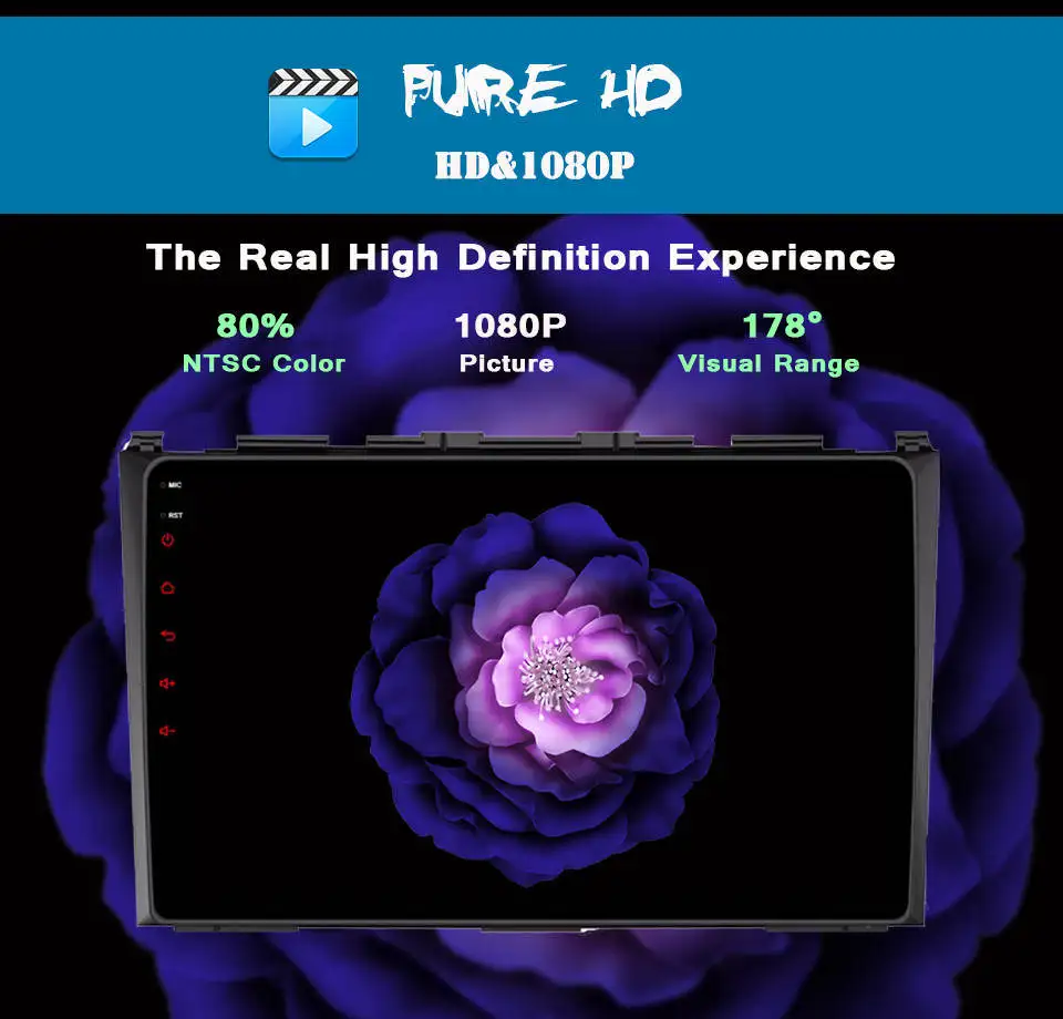 Flash Deal Octa core 1024*600 Android 9.0 HD Car DVD Player Radio For Honda CRV 2007 2008 2009 2010 2011 3/4G WIFI GPS Navigation Head Unit 4