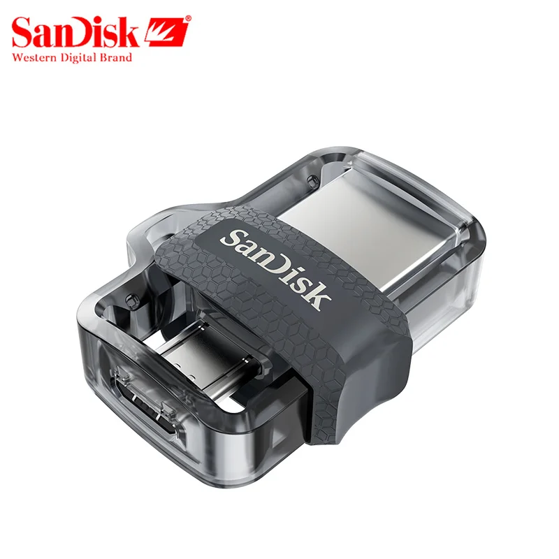 SanDisk OTG USB флэш накопитель 32 Гб 64 16 Usb 3 0 Флешка двойной 128 ГБ диск мини для телефонов