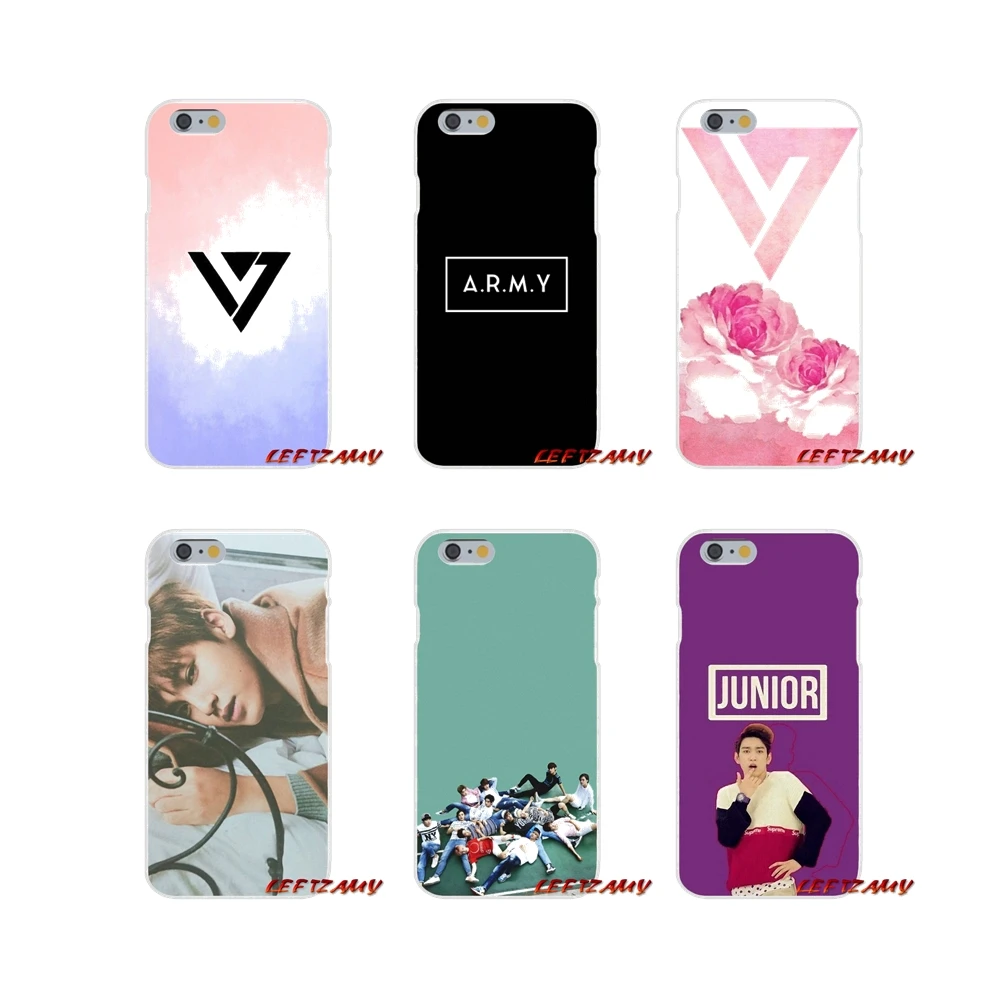 Kpop Seventeen Логотип для Samsung Galaxy S3 S4 S5 MINI S6 S7 edge S8 S9 Plus Note 2 3 4 5 8 аксессуары чехлы