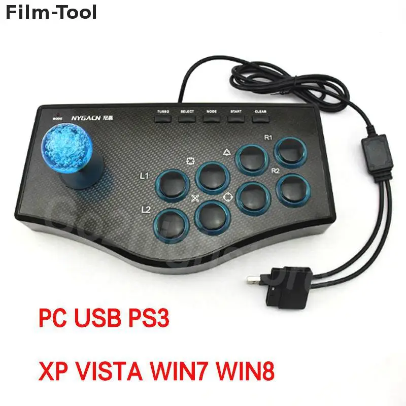 

USB Wired GamePad for PC Game Controller Arcade Game Joystick USB Fight Controller Gamepad Mame For PC PS3 Gaming