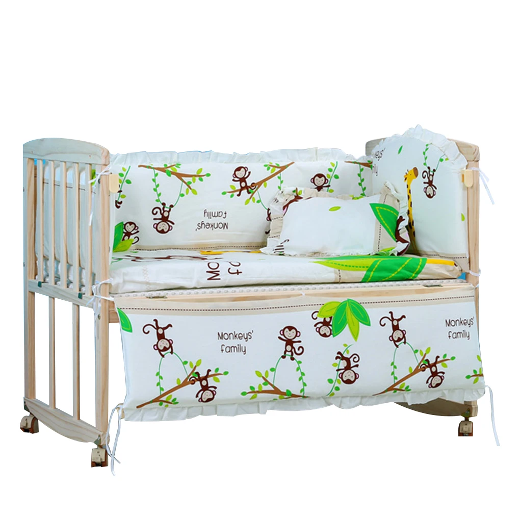 5Pcs/Set Baby Bed Bumper Cotton/Plush Baby Bedding for Newborns Toddle Children's Bed Around Linen Cot Crib Bumpers Baby 5Pcs/Set Baby Bed Bumper Cotton/Plush Baby Bedding for Newborns Toddle Children's Bed Around Linen Cot Crib Bumpers Baby