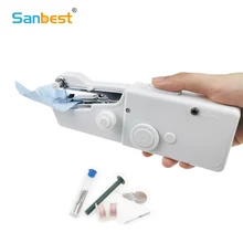 Mini Portable Handheld Electric Sewing Machine Stitch needlework Cordless Clothes Fabrics Set DIY FL00001